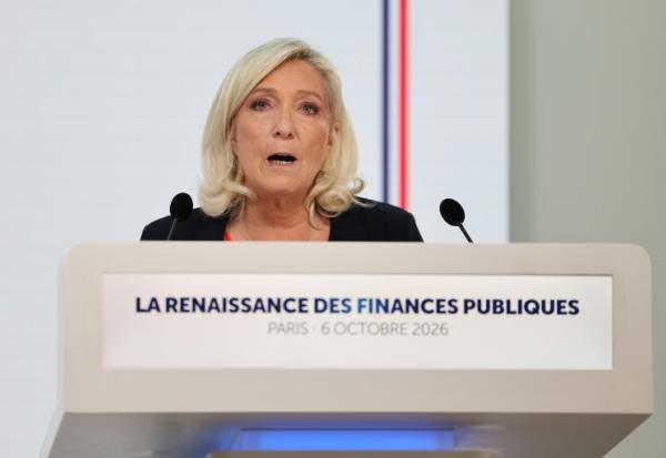 Marine Le Pen présente son programme économique le 6 octobre 2026 à Paris