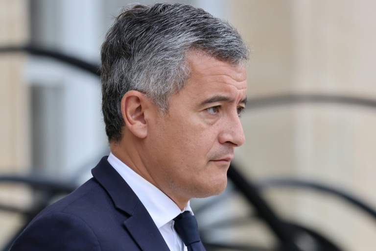 Le ministre de la Justice Gérald Darmanin à la sortie du Conseil des ministres le 10 juin 2026 à Paris