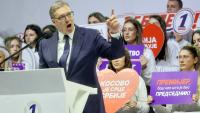 Aleksandar Vucic à Nis, en Serbie, le 21 octobre 2026