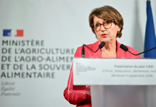 La ministre de l'Agriculture, Annie Genevard, le 4 septembre 2026 à Paris