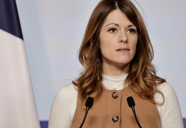 La porte-parole du gouvernement Maud Bregeon à Paris le 3 juin 2026
