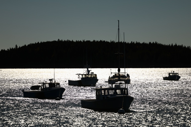Des bateaux de pêche dans le port de Stonington, dans le Maine (nord-est des États-Unis), le 15 octobre 2026