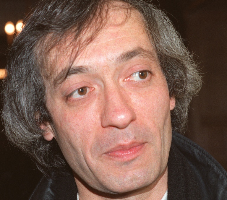 L'écrivain René Belletto le 24 novembre 1986 à Paris