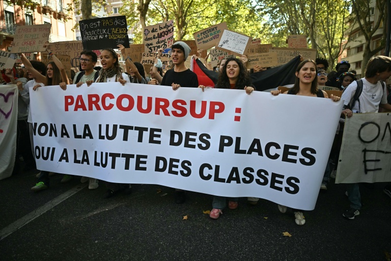 Manifestation de lycéens à Toulouse le 6 octobre 2026
