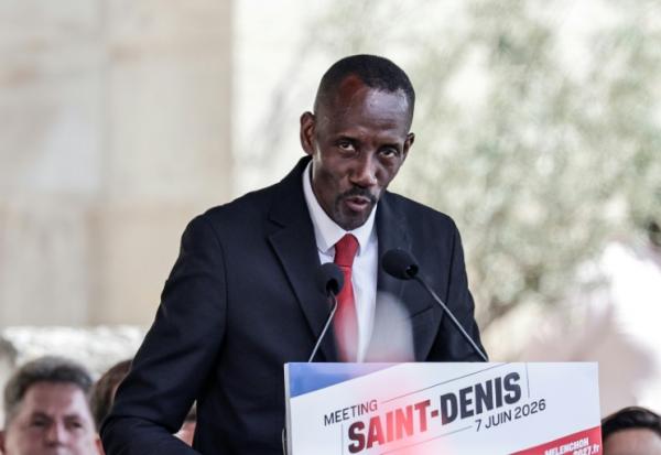 Le maire LFI de Saint-Denis Bally Bagayoko à Saint-Denis en Seine-Saint-Denis le 7 juin 2026