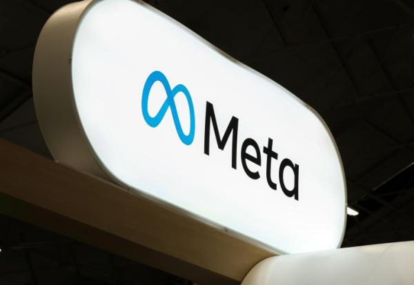 Le logo de Meta, à Dublin, le 14 octobre 2026