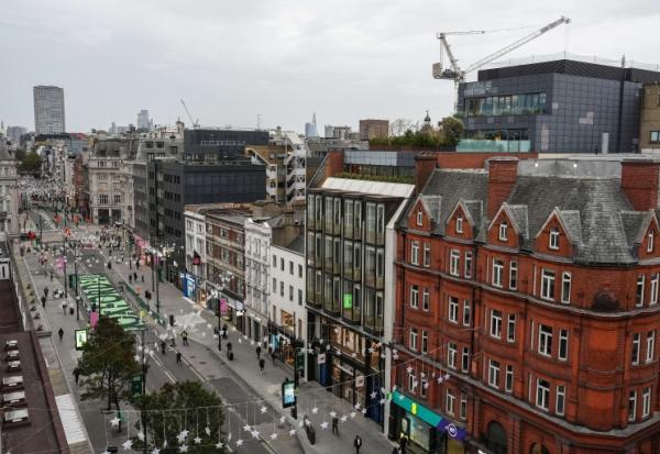 La partie piétonne d'Oxford Street, à Londres, le 26 octobre 2026