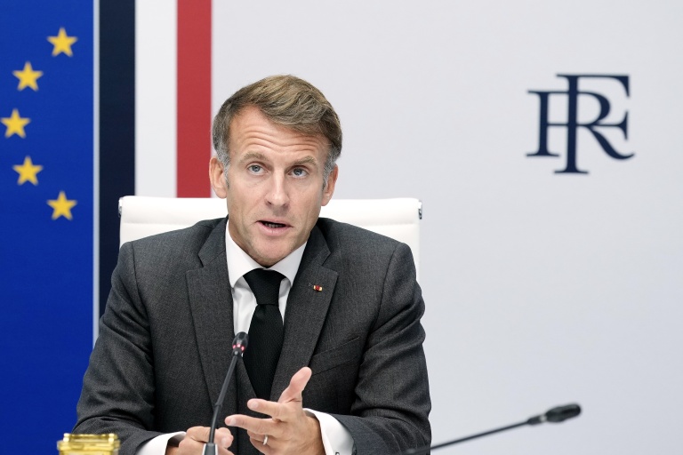 Emmanuel Macron à l'Elysée à Paris le 22 octobre 2026