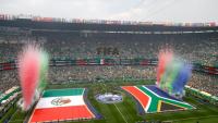 Le stade Azteca de Mexico juste avant le coup d'envoi du match d'ouverture de la Coupe du monde entre le Mexique et l'Afrique du Sud le 11 juin 2026
