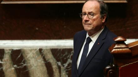 L'ancien chef de l'Etat, François Hollande, à l'Assemblée nationale à Paris le 13 octobre 2026
