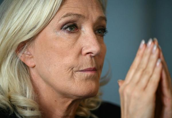 La candidate du Rassemblement national à la présidentielle, Marine Le Pen, le 12 octobre 2026 à Moissac