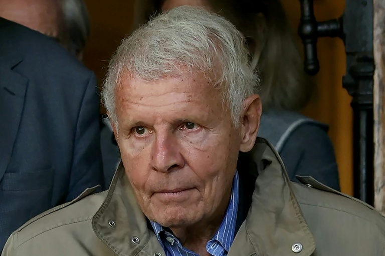 Le journaliste Patrick Poivre d'Arvor à Neuilly-sur-Seine, le 22 mai 2025 dans les Hauts-de-Seine