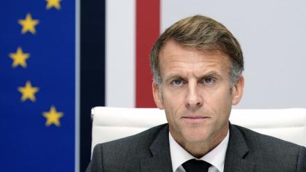 Emmanuel Macron à l'Elysée à Paris le 22 octobre 2026