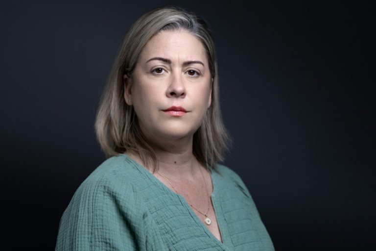 Caroline Darian, cofondatrice de l'association M'endors pas et fille de Gisèle Pélicot, le 23 mai 2025 à Paris
