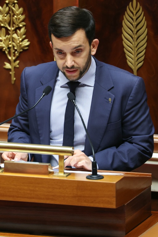 Le député RN Jean-Philippe Tanguy à l'Assemblée nationale à Paris, le 14 octobre 2026