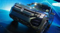 Le modèle Atlas de Volkswagen présenté à New-York le 31 mars 2026