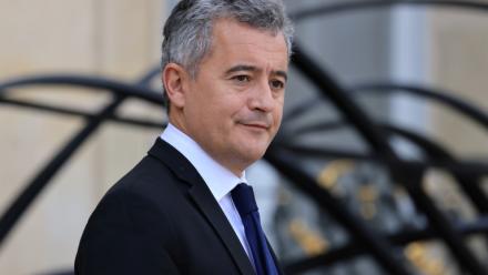 Le garde des Sceaux Gérald Darmanin à l'Elysée à Paris le 22 octobre 2026