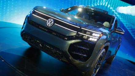 Le modèle Atlas de Volkswagen présenté à New-York le 31 mars 2026