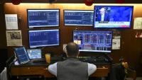 Un opérateur à la Bourse de New York, le 19 octobre 2026