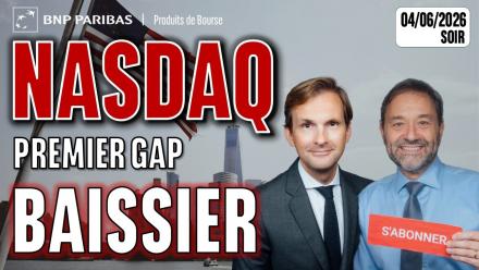 GAP BAISSIER SUR LE NASDAQ !! - 100 % Marchés - 04/06/2026 - S