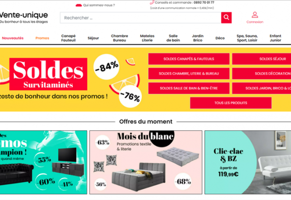 Vente-unique.com : recherché après une bonne première partie d'exercice