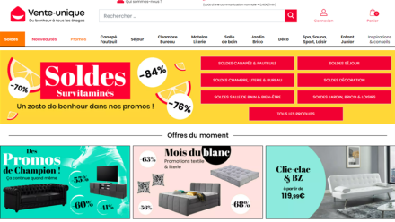 Vente-unique.com : recherché après une bonne première partie d'exercice